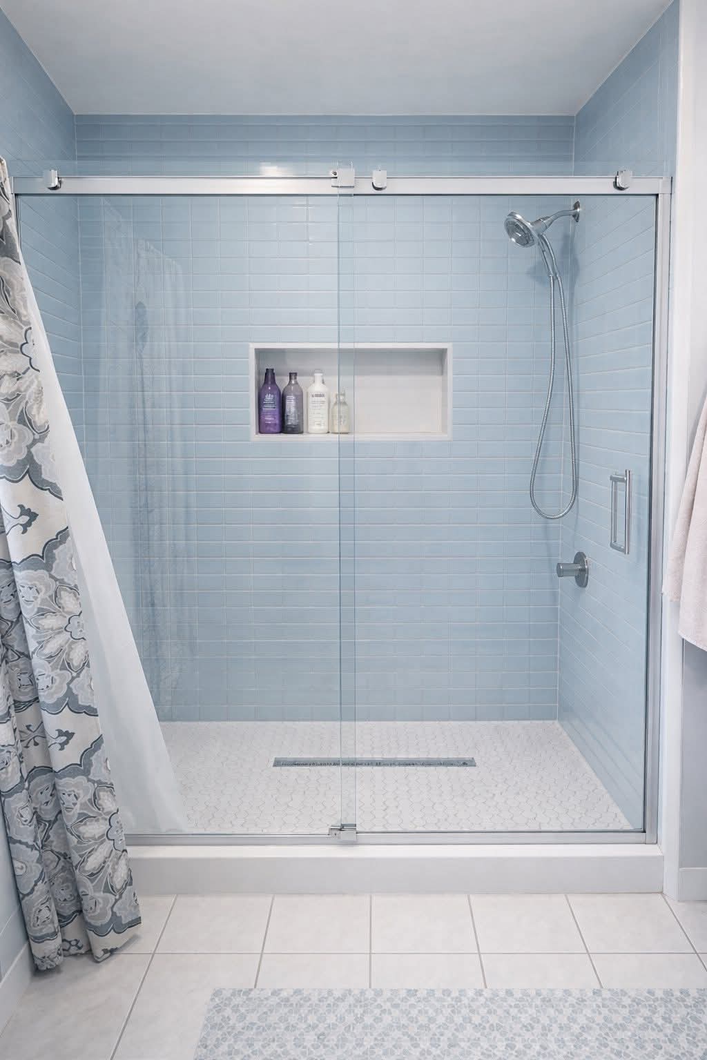 Bathroom Shower Remodel after