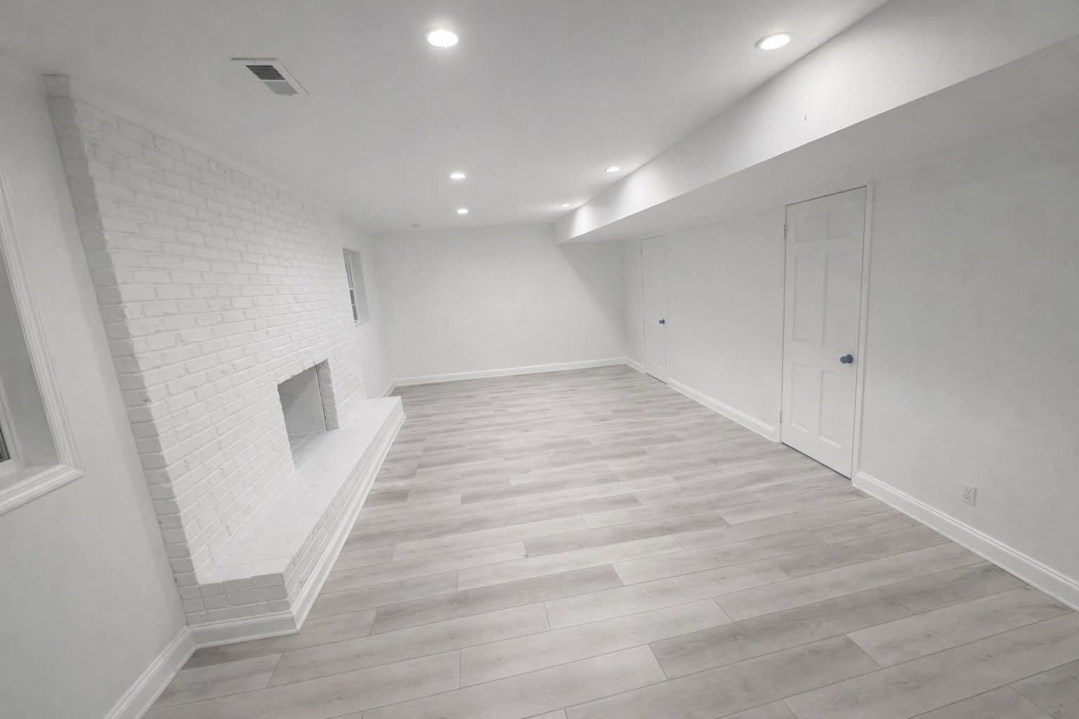 Finished Basement Renovation after